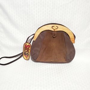 Vintage SASSY Brown Purse